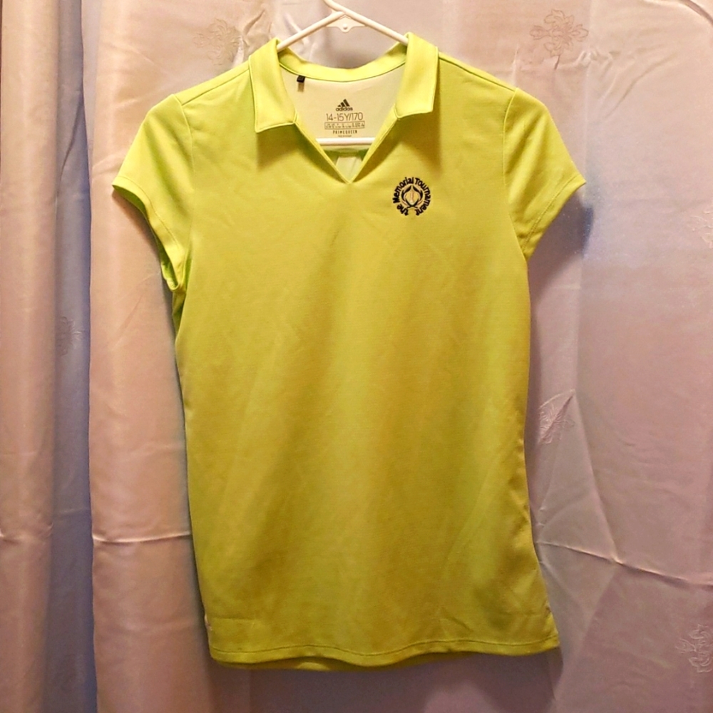 NWOT Adidas Muirfield Tournament kids golf polo